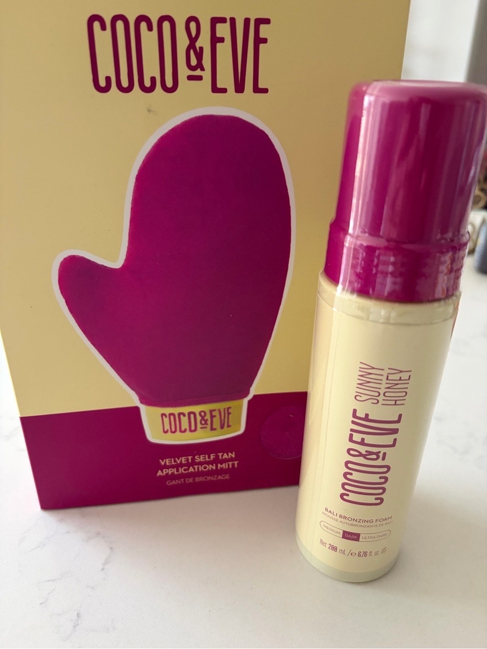 Unopened Coco and Eve Self Tanner Bundle